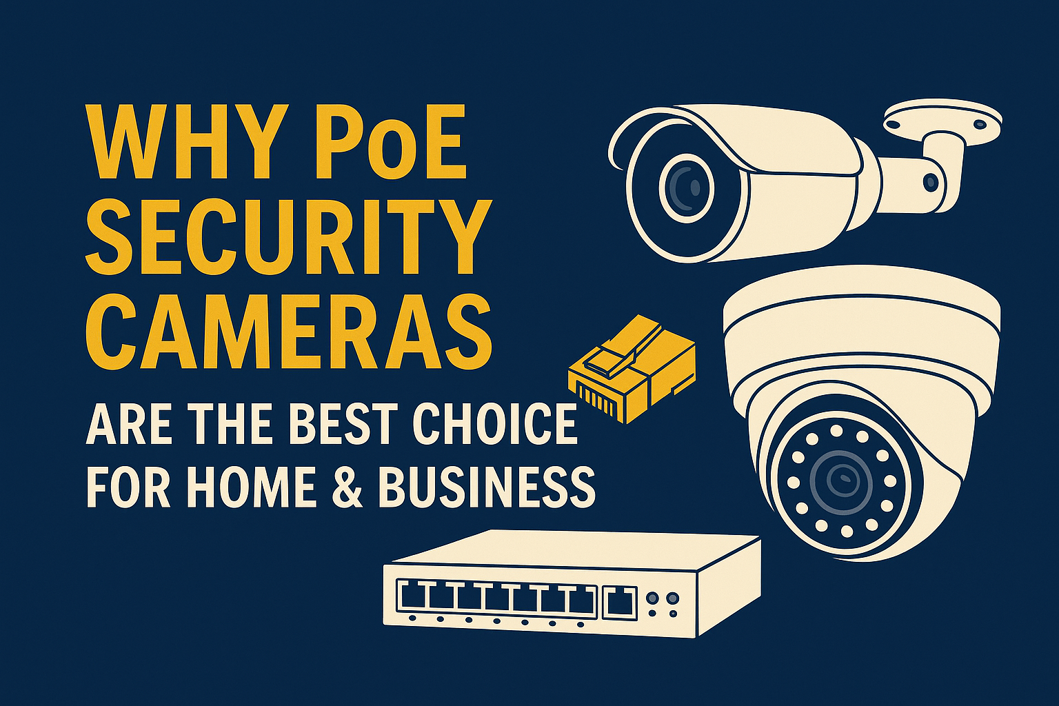 CCTV Security Pros Blog: Why PoE Cameras Are the Best