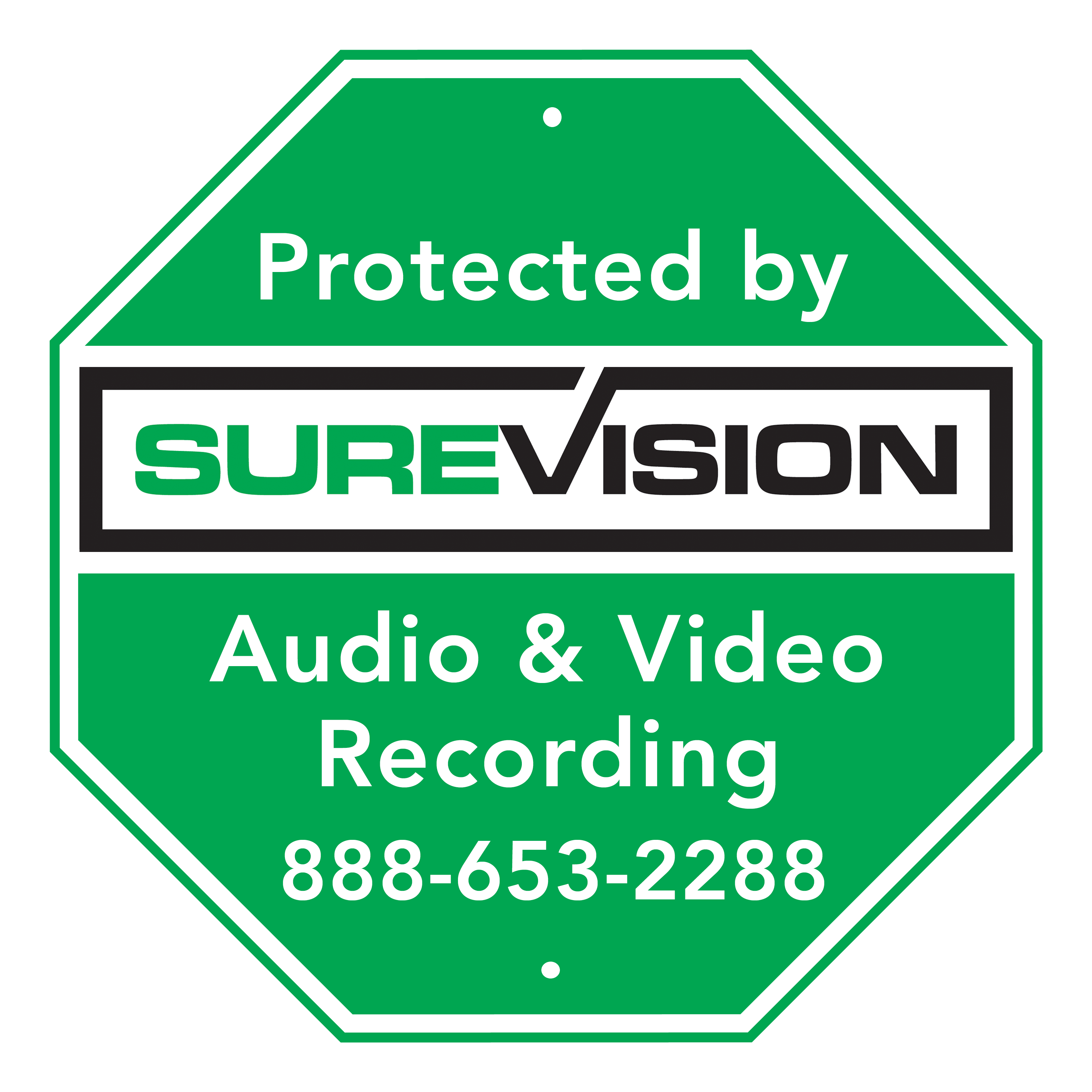 Free Surveillance Yard Sign