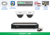 NVR IP System with 2 Vandal Dome Security Cameras / 2IPED2-N