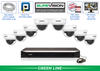NVR Security Camera System with 8 Dome Cameras and Network Video Recorder